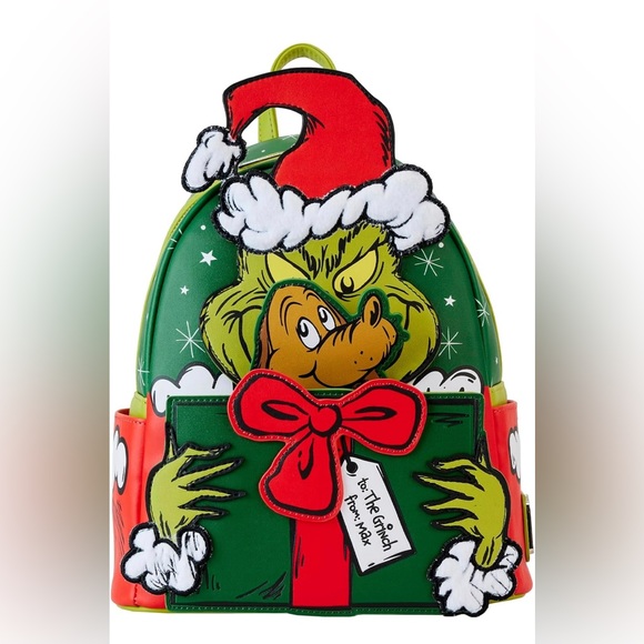 DR. SEUSS’ HOW THE GRINCH STOLE CHRISTMAS MINI BACKPACK- LOUNGEFLY 2023 - Picture 6 of 6
